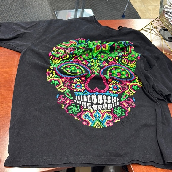 Mexican skull graphic tee xl // 062006 - Picture 1 of 2